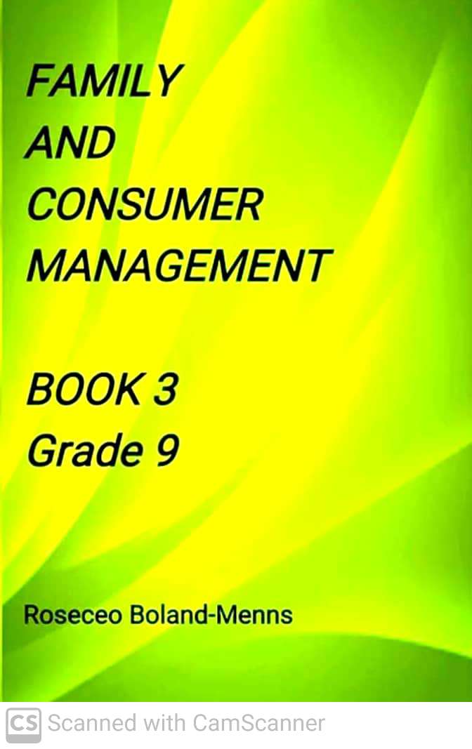 Family And Consumer Management Workbook 3 (Grade 9) - The Book Jungle ...