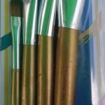 4ct Jumbo Flat Paint Brush- Assorted