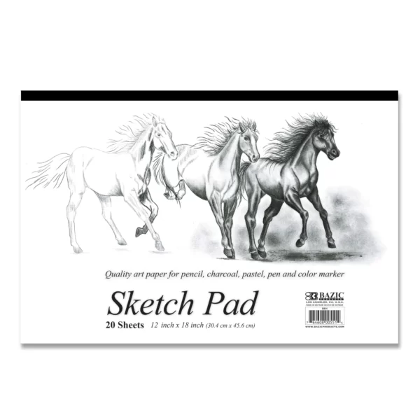 BAZIC 20Ct. 18" X 12" Premium Sketch Pad