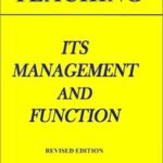 Teaching Its Management and Function