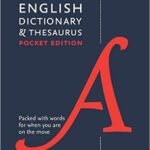 Collins English Dictionary and Thesaurus Pocket Edition