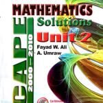 CAPE Mathematics Solution Unit 2