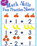 SunZone Math Skills Fun Practice Sheets