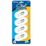Bazic Oval Shaped Eraser - white (each)
