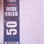 Wide Ruled refill sheets 50
