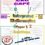 CXC CAPE Integrated Mathematics Paper 2 Solutions