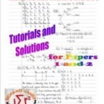 Additional Mathematics Tutorials and Solutions for paper 1 and 2