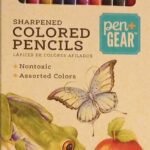 Pen + Gear sharpened coloured pencils 24 count