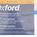 Oxford ruled index card (Lrg)