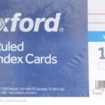 Oxford ruled index card (Sml)