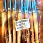 Paint brush #12 (Round Hog Bristle Brush)