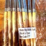 Paint brush #8 (Round Hog Bristle Brush)
