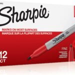Sharpie Fine Point Permanent Marker (Red) each price