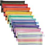 Zipper Mesh Pouch, Pencil Storage Pouches Multipurpose (each)