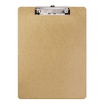Bazic Standard Size Hardboard Clipboard