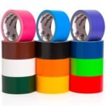 Craftzilla Rainbow Colored Duct Tape 12 Bright Colors  10 Yards x 2 Inch ? No Residue, Tear by Hand & Waterproof ? Great for Arts & Crafts, Color-Coding, and DIY Projects