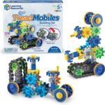 Learning Resources Gears! Gears! Gears! Treadmobiles Building Set, STEM Toys, Develops Early Engineering Skills, 108 Pieces, Ages 5+
