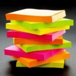Bazic 90ct 3*3" Neon Stick On Notes