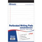 BAZIC 5" X 8" N/Size Writing Pad - White