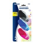Bazic Xtrem Oval Sharpener w/Recep (3pk)