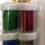 Bazic Glitter Shakers (4 pack) Primary Colours