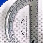 Bazic Semicircular 6" Protractor