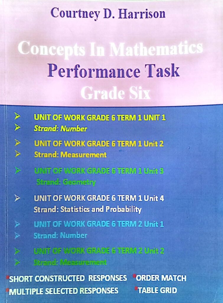 Concepts in Mathematics Performance Task Grade Six - The Book Jungle ...