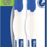 BAZIC Correction Pen, Precise Metal Tip Applicator, Fine Point Corrections Fluid, White Out Wipe Out Liquid (2/Pack)