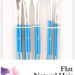 Bazic Flat Natural Hair Paint Brush