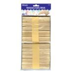 Bazic Natural Craft Stick 100pk