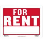Signs For Rent 9*12 inches