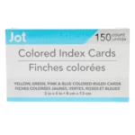 Jot Colored Index Cards 150 sheets