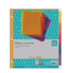 Pen+Gear 5- Tab Insert Dividers Folder Letter Size