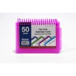 Bazic 50 sheet Ruled  Index Cards 2- tab divider