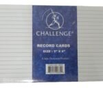 Challenge Record Cards 5" * 8"