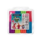 Studmark Modeling clay 12 assorted neon colours