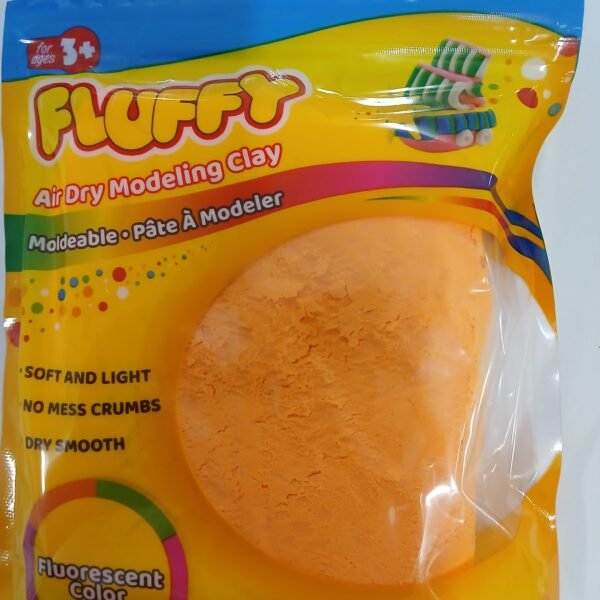 BAZIC 2 oz Air Dry Fluorescent colour Modeling Clay Primary colours