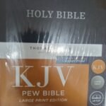 KJV Pew Black Large Print Hardcover