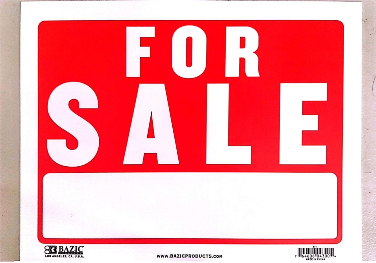 Signs For Sale 9*12 inches - Image 1