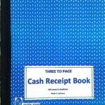Maxden Cash Receipt book three to page