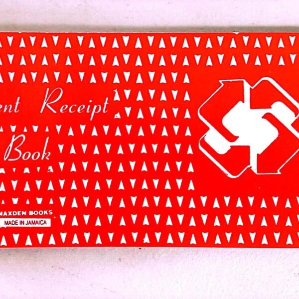 Maxden Rent Receipt Book
