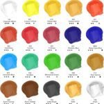Artecho Professional Acrylic Paint (120ml / 4.05oz each) Tubes, Art Craft Paints for Canvas, Rock, Stone, Wood, Fabric, Art Supplies