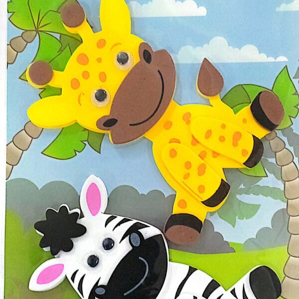 Studmark Foam Shape - Giraffe & Zebra