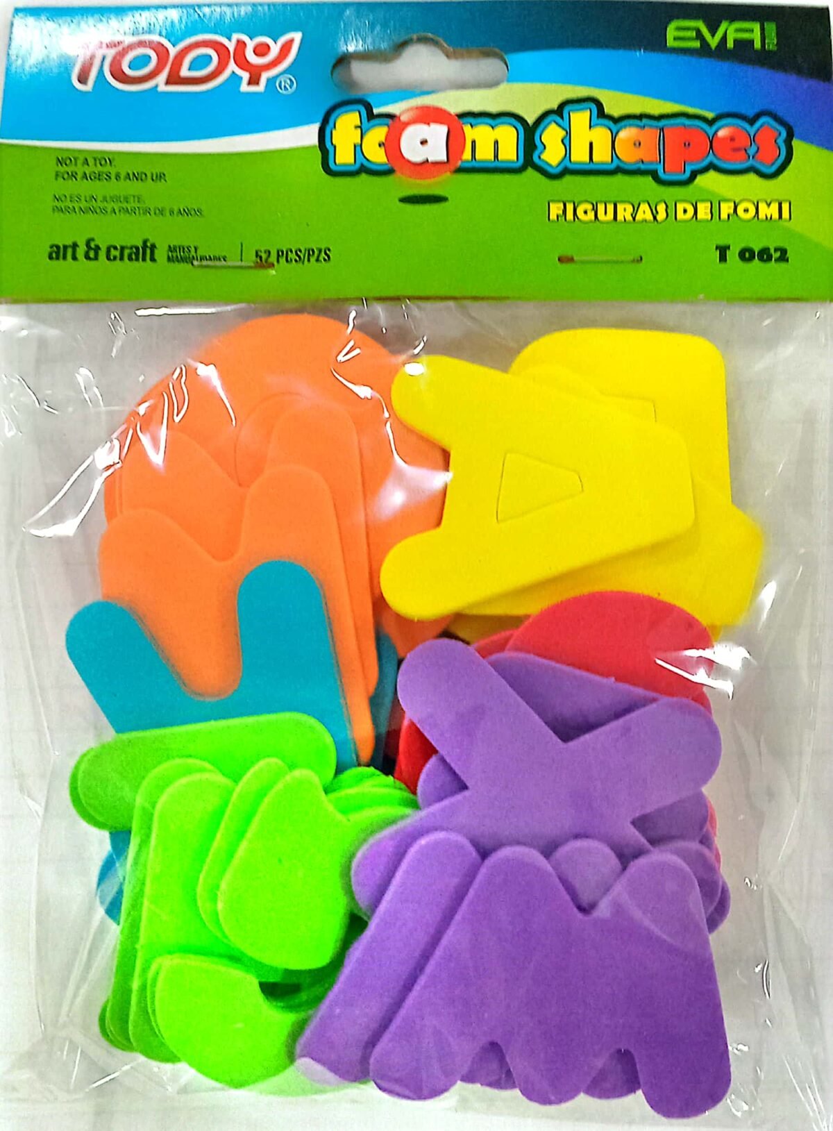 Tody foam shapes letters - Image 1