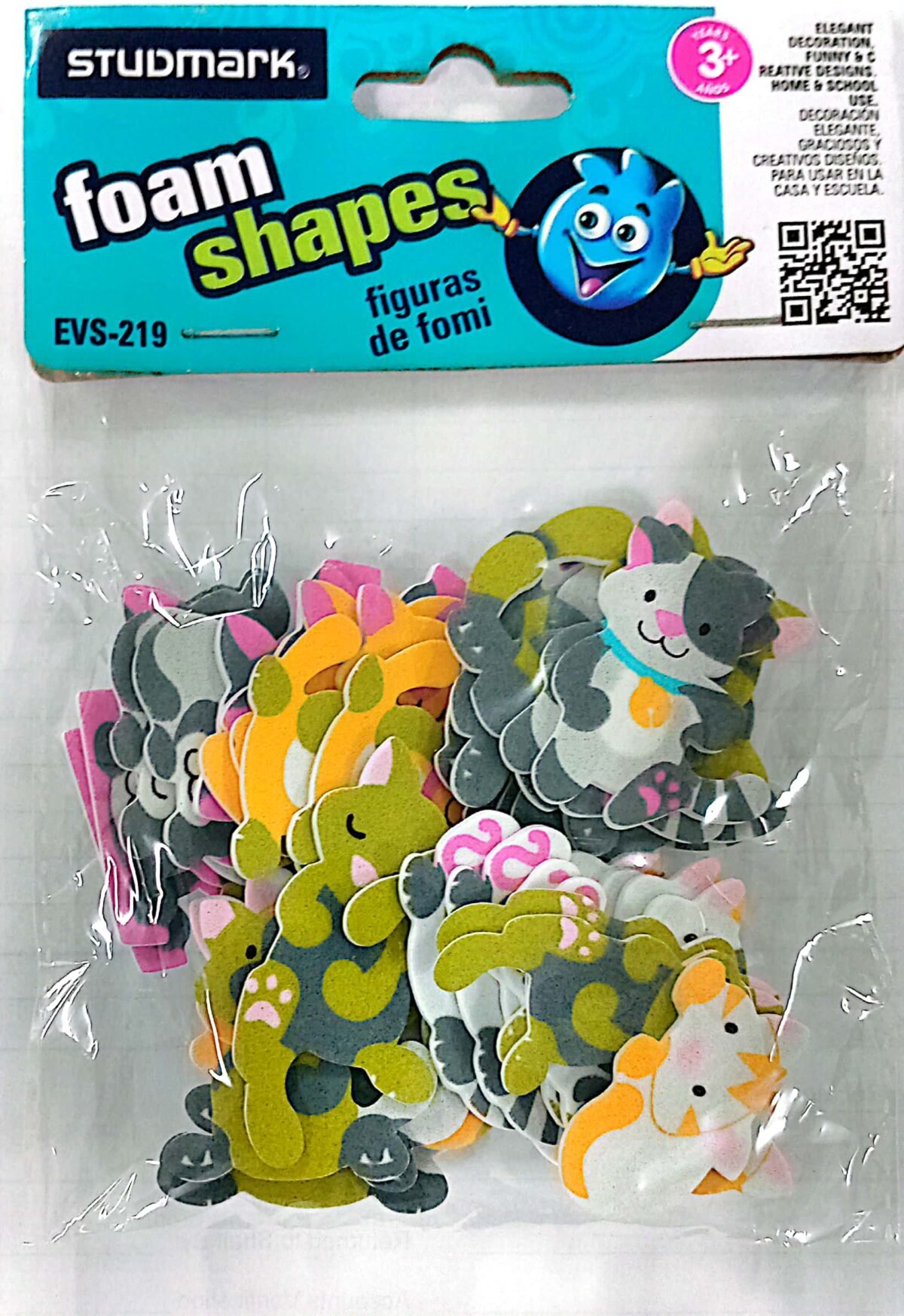 Studmark Foam Shapes- Cats - Image 1