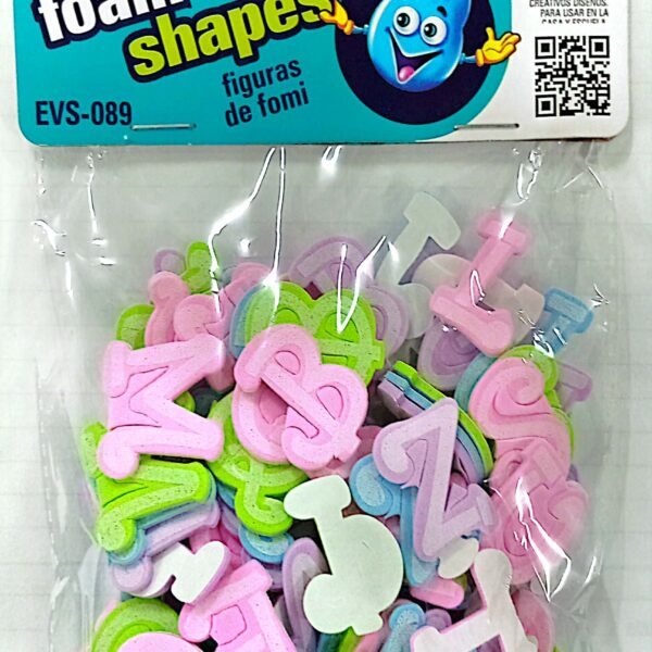 Studmark Foam shapes letters