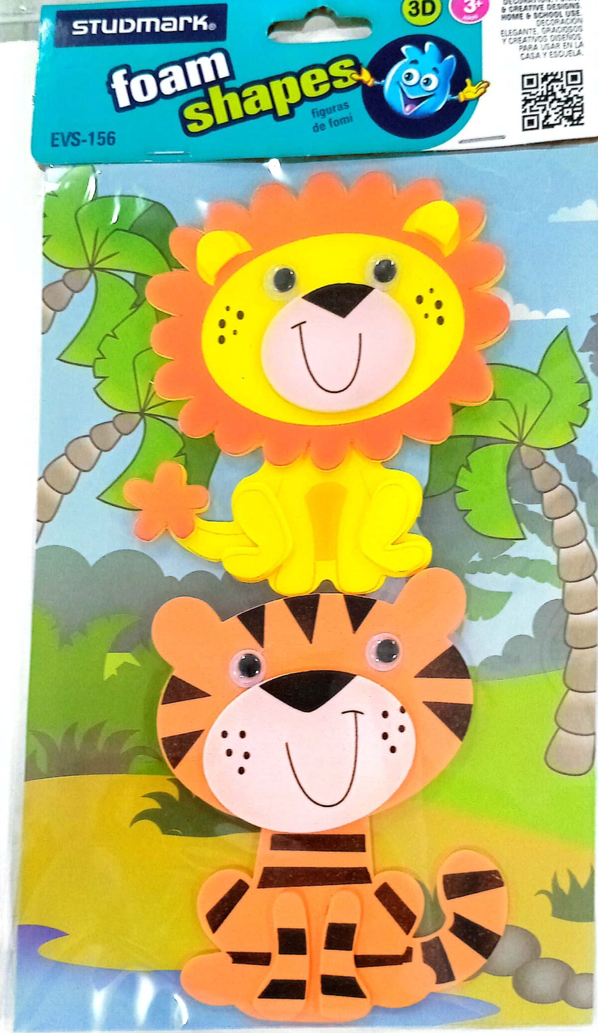 Studmark Foam Shapes Lion & Tiger - Image 1