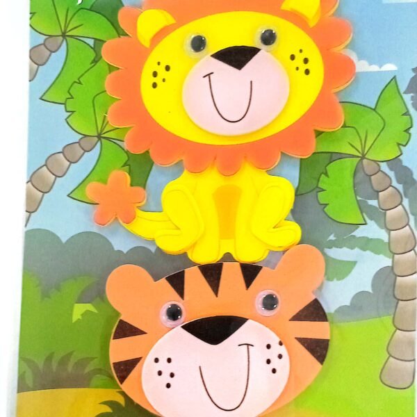 Studmark Foam Shapes Lion & Tiger