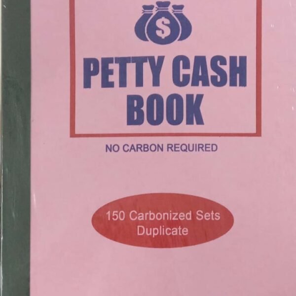 Petty Cash Book 150 Carbonized set duplicate