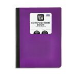 Pen + Gear 100 Sheets Purple Composition Book, Wide Ruled